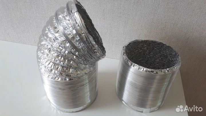 Воздуховод гибкий D 150 металл 2,7м