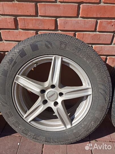 Литые диски r17 5x114 3 с резиной бу