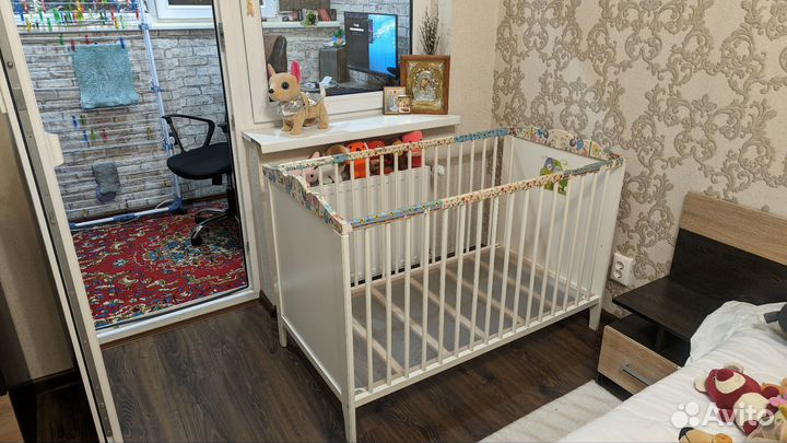 Детская кроватка IKEA. Смогёра