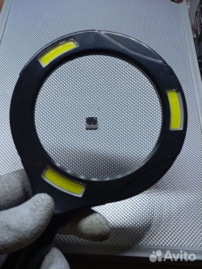 Лупа ювелирная с подсветкой. Большая. Новая