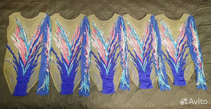 Купальники групповые для художественной гимнастики