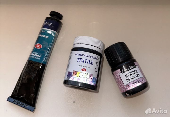 Акриловые краски по ткани