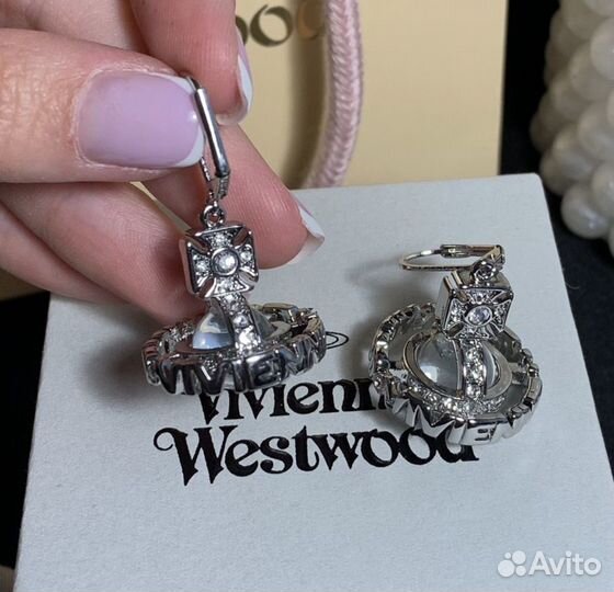 Vivienne westwood серьги новые