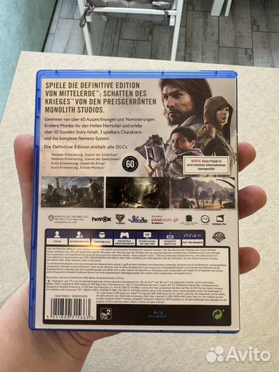 Средиземье: Тени войны на PS4 (definitive edition)