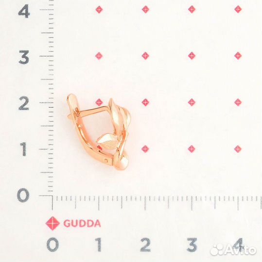 Серьги золотые