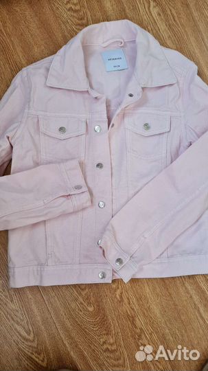 Куртка джинсовая для девочки розовая Reserved