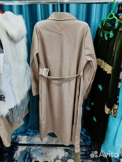 Плащ кожаный женский Dior