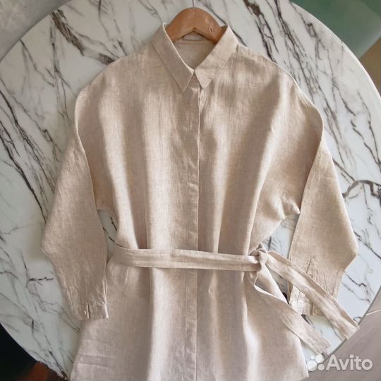 12 storeez платье льняное