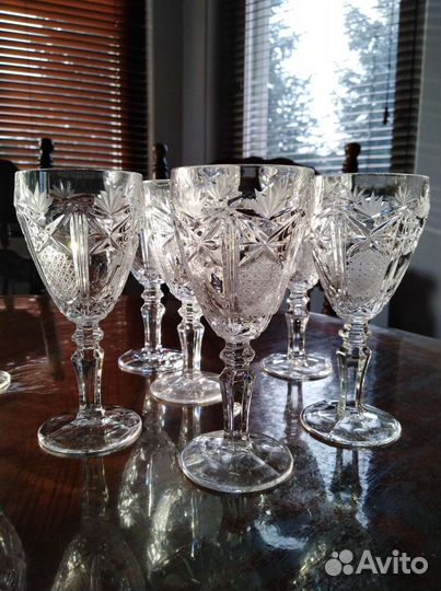 Фужеры хрустальные
