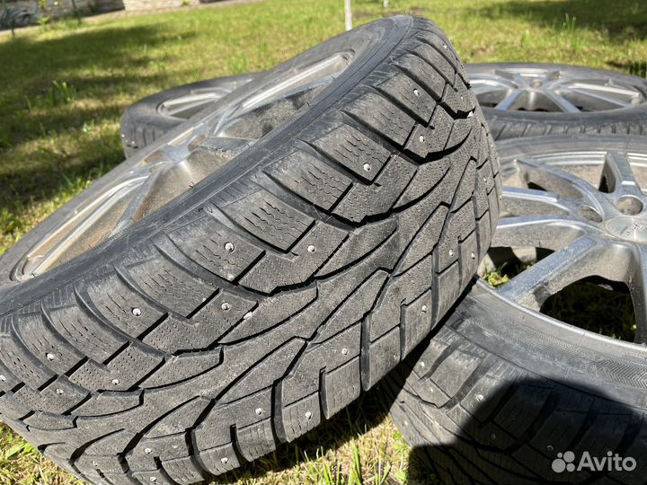 Литые диски с резиной 225/55/r17 шипы