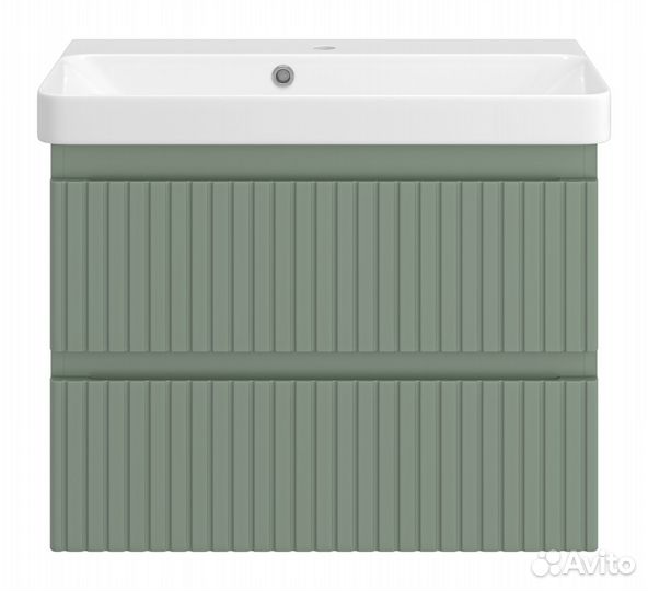 Тумба под раковину Brevita (зеленая) 66x49 Victory