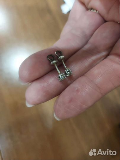 Серебряные серьги