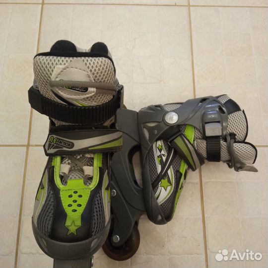 Роликовые коньки reaction turbo р 29-33