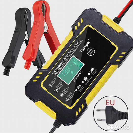 Зарядное устройство аккумулятора 12в 6а, новое