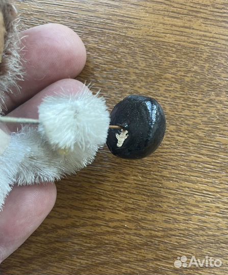 Ежик Мекки игрушка ГДР из проволоки синелька