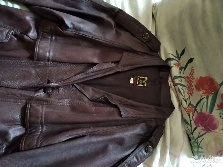 Кожаные плащ, пальто и куртки, шубы 54-58 размер