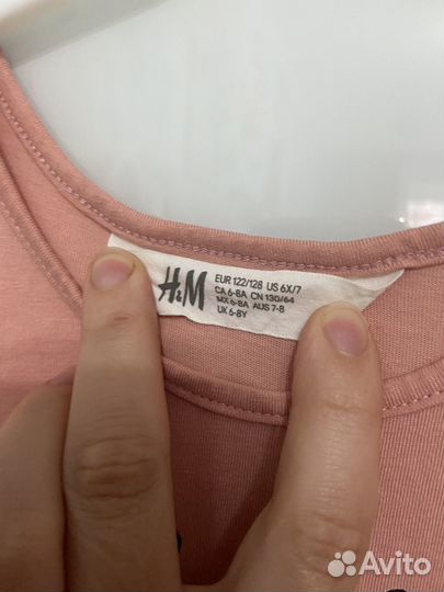 Платье для девочки 122-128 H&M
