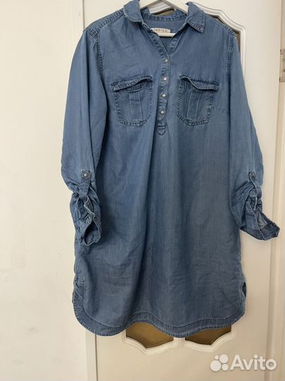Джинсовое платье рубашка Indigo разм.50-52