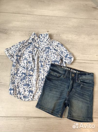 Шорты и рубашка