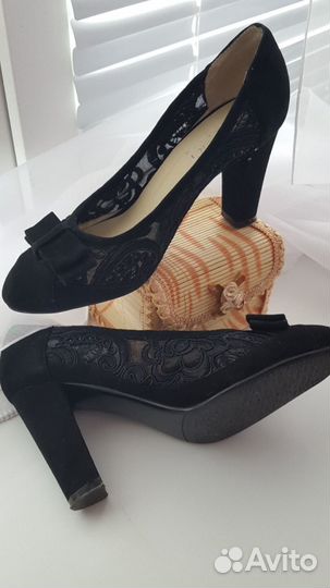 Замшевые туфельки