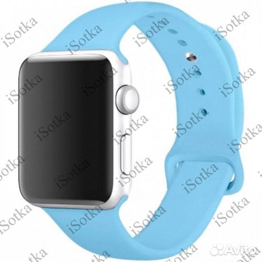 Бампер с ремешком Watch Series 38mm Силиконовый (г
