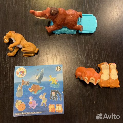 Игрушки Ледниковый период Макдональдс