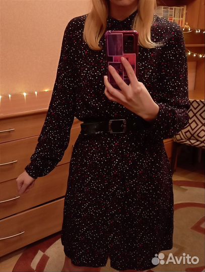 Платье kiabi на пуговицах