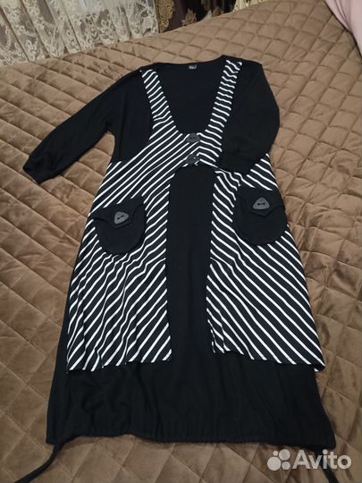 Платье трикотажное женское р.50-54