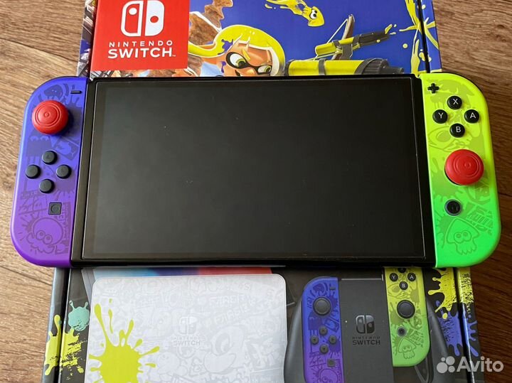 Nintendo switch Oled splatoon 3 не прошитая