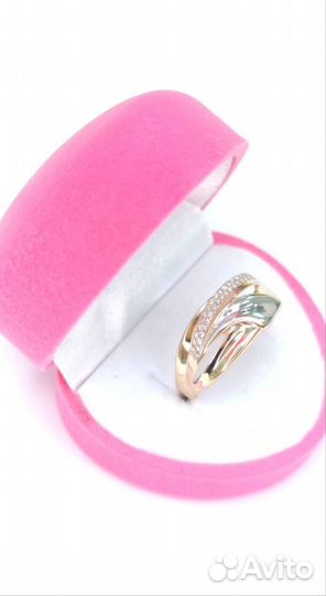 Кольцо золотое 585 (арт 124068) Сп29