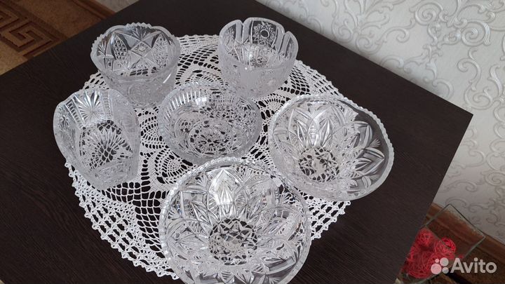 Салатники хрусталь
