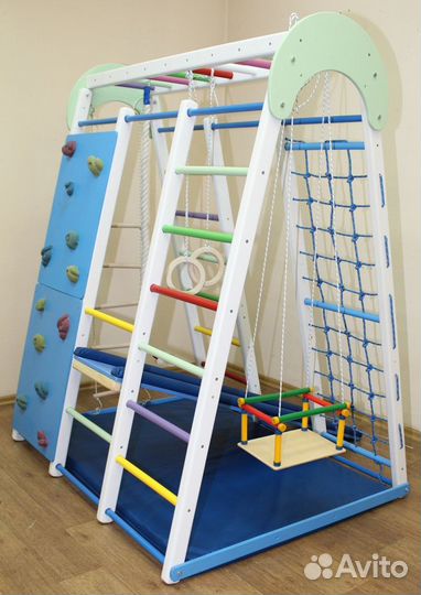 Комплекс для дома Супер Чемпион 170 со скалодромом