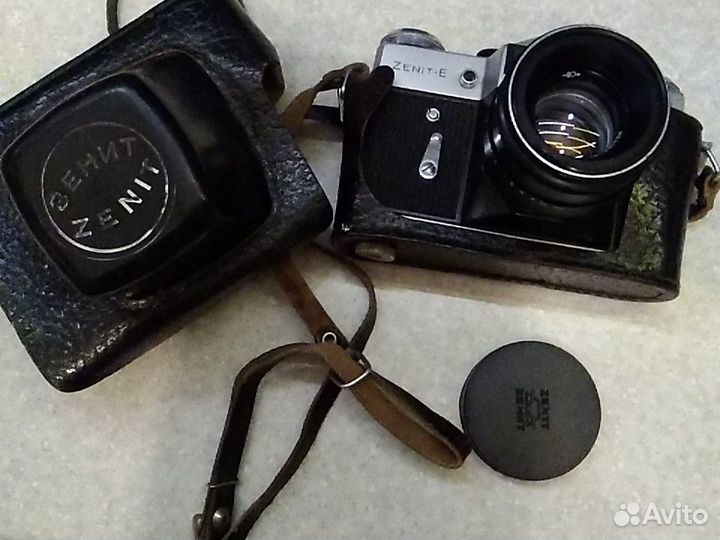 Фотоаппарат Зенит Е, 1980год, с объективом Гелеос
