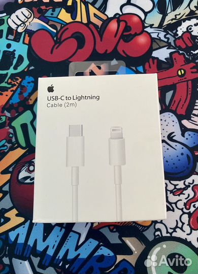 Провод Кабель USB Type - C Lightning 2m