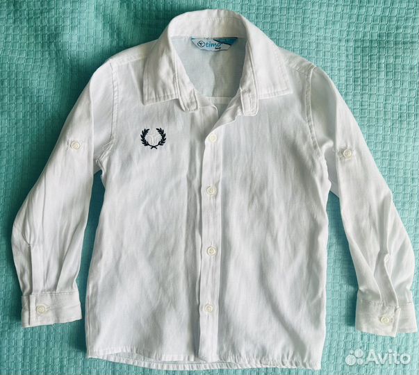 Рубашка детская белая 104 р