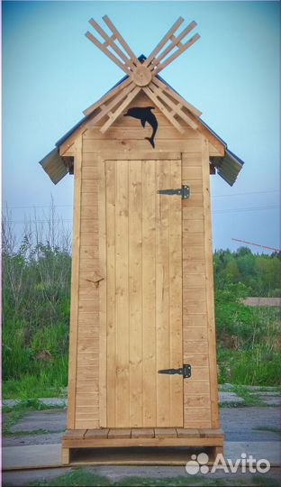 Дачный туалет деревянный JKT228