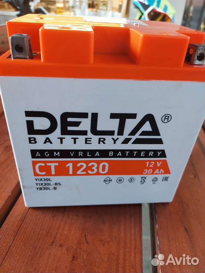 Аккумулятор мото Delta CT 1230