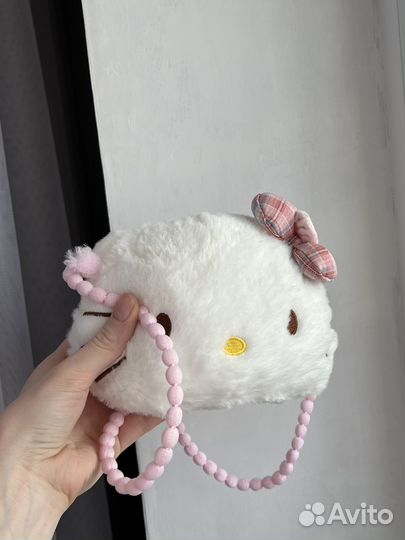 Детская сумка Hello Kitty плюшевая