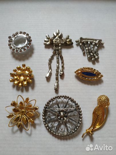 Брошь старая Чехия