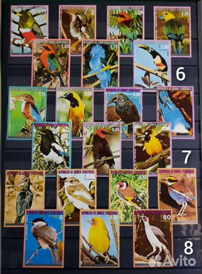 Коллекция марок 60-90х чистые