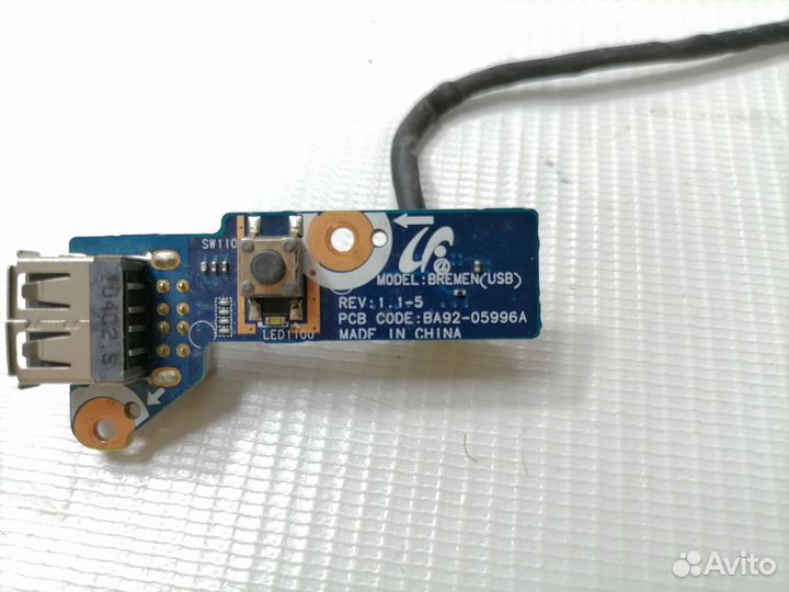 Плата USB для Samsung R580