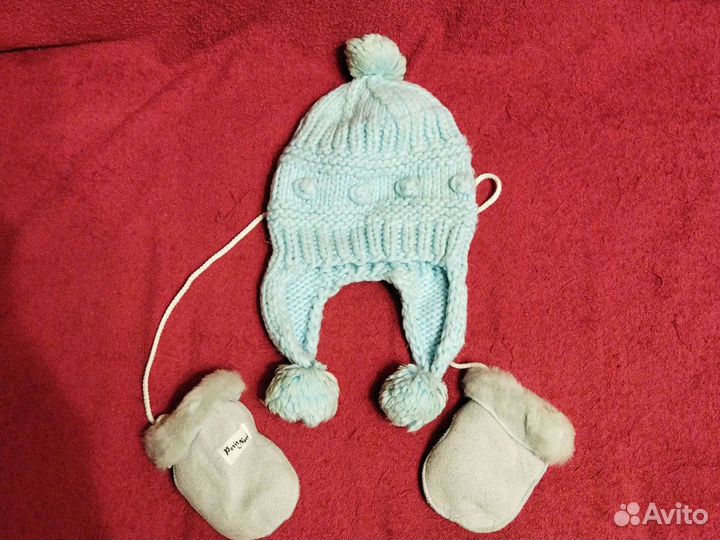 Шапка, шарф, варежки