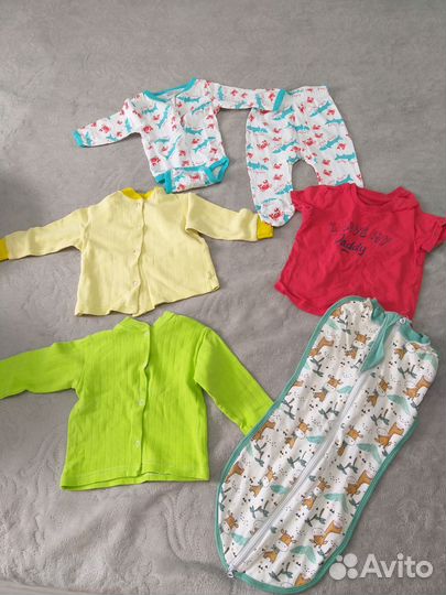 Пакет вещей на мальчика 56-86