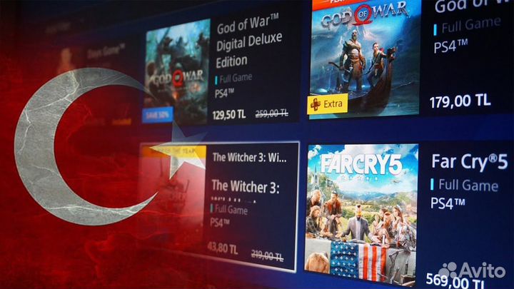 PS5 PS4 Игры, подписка PS Plus, пополнение баланса