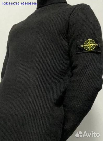 Stone island свитер с горлом вязаный (Арт.98418)