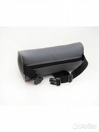 Подушка-валик из экокожи Dodge, 1 шт черн кожа