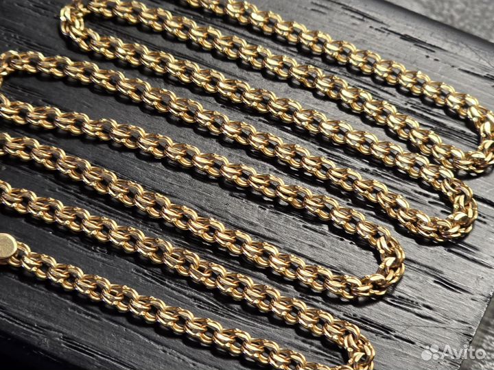 Золотая цепь 585 проба. 8,09гр. 64см