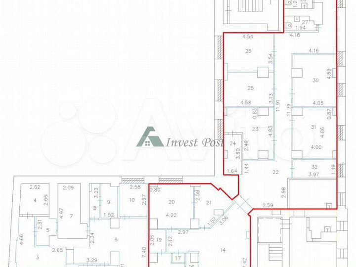 Торговое помещение у метро, 265.5 м²