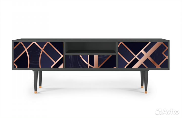 Тв-тумба T6 - Антрацит - Purple Temple