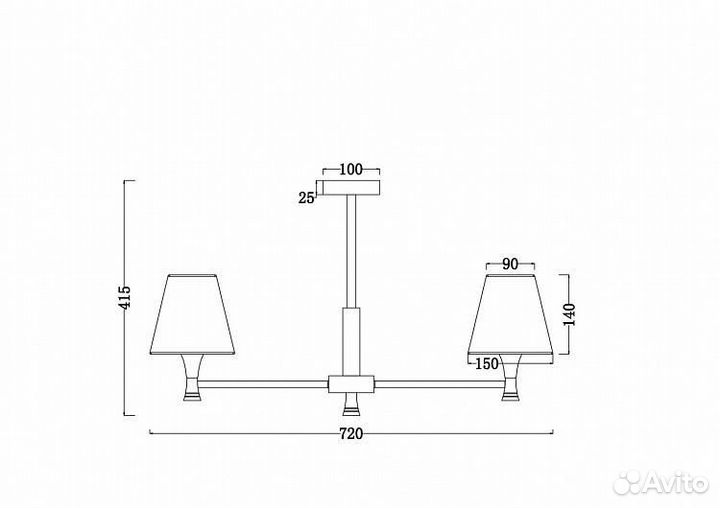 Потолочная люстра Freya Perfetto FR5098PL-05BBS